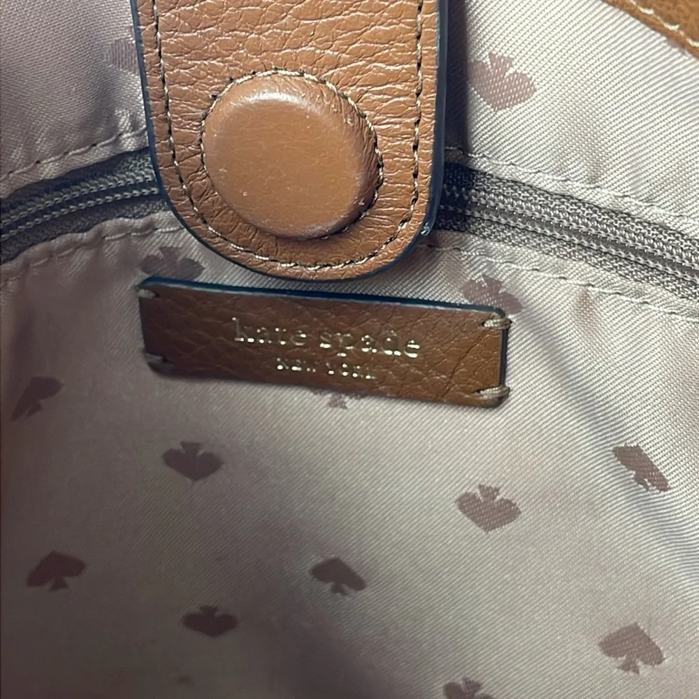 Kate Spade Jackson Brown Leather Satchel